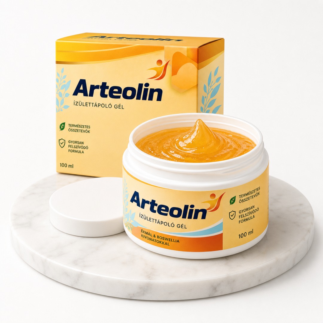 Arteolin melegítő kozmetikai gél csomagolása